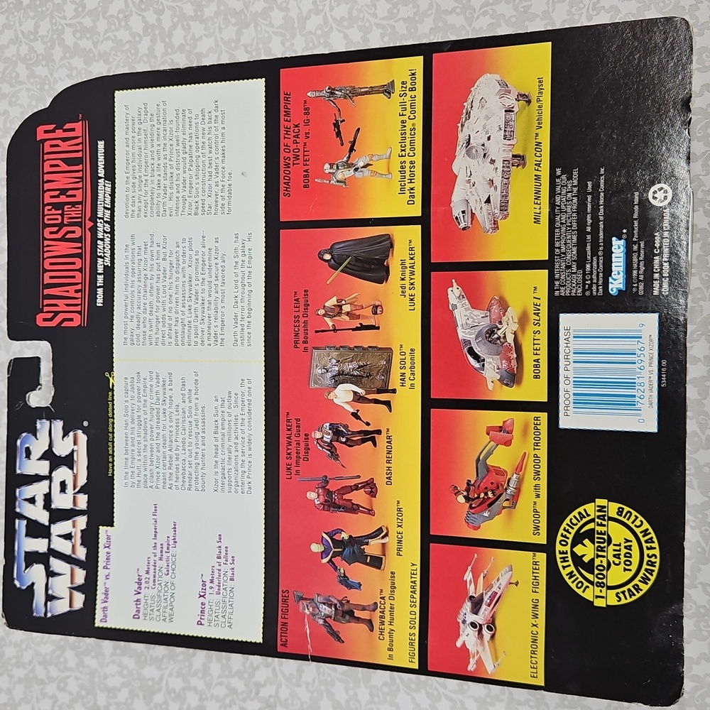 1996 Star Wars Prince Xizor vs. Darth Vader Shadows Of The Empire - Picture 2 of 13